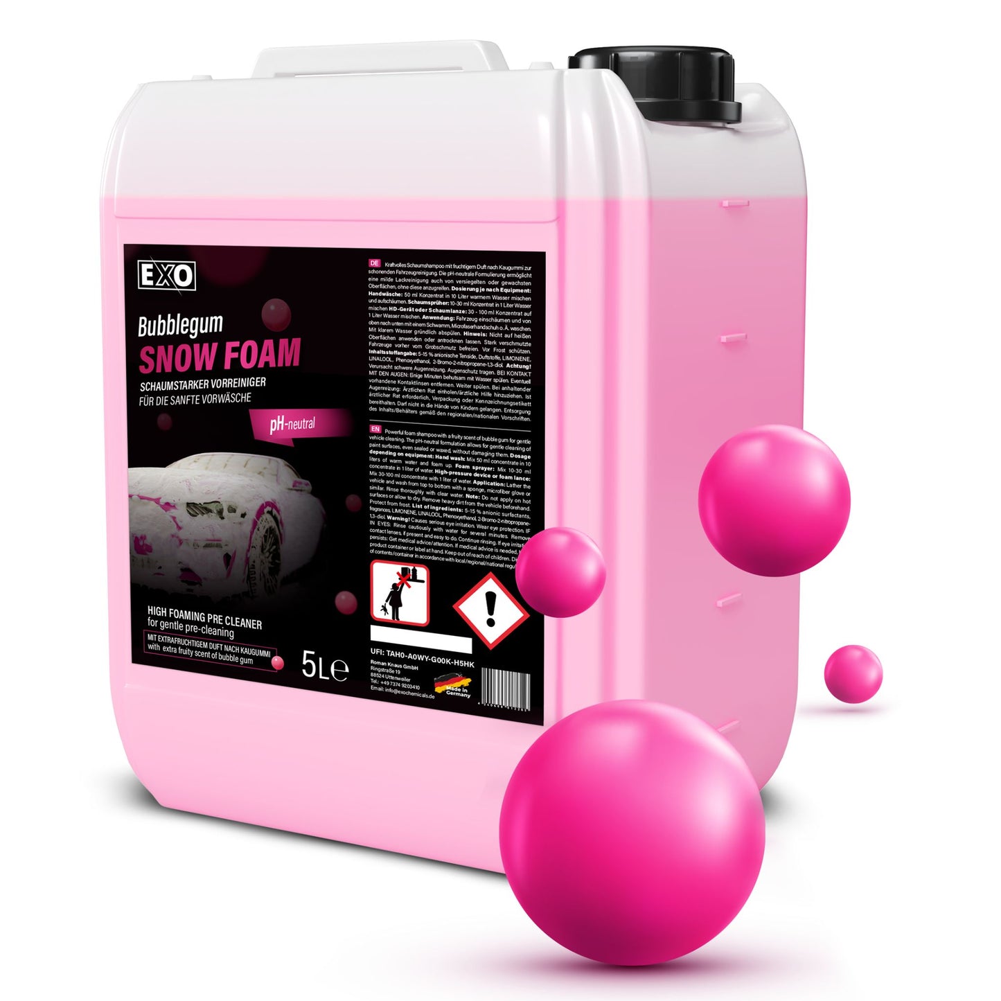 EXO® Snow Foam Bubblegum